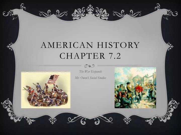 American History Chapter 7.2