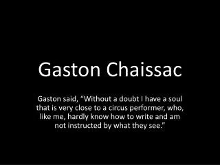 Gaston Chaissac