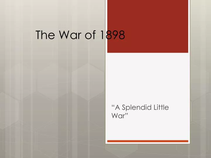 the war of 1898