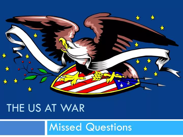 the us at war