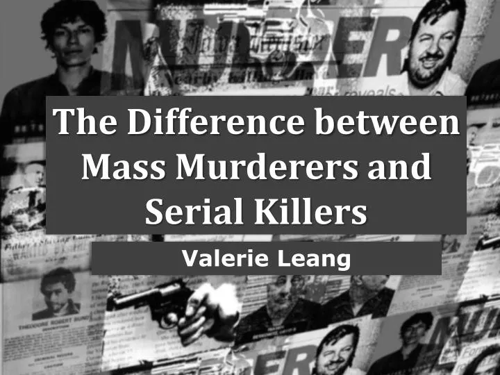 the difference between mass murderers and serial killers