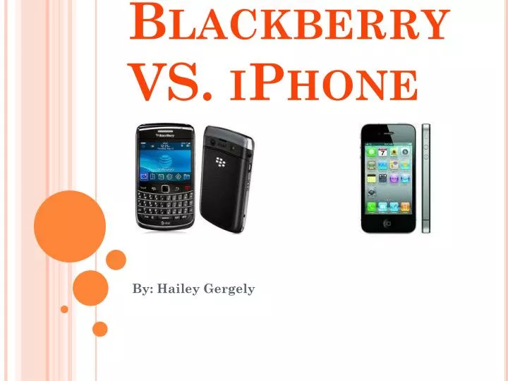 blackberry vs i phone