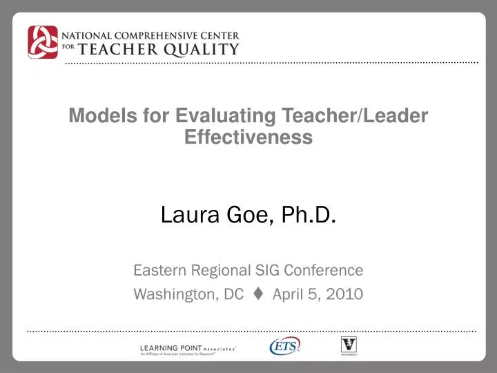 models for evaluating teacher leader effectiveness