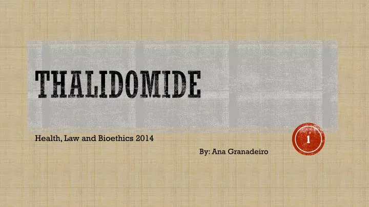 thalidomide