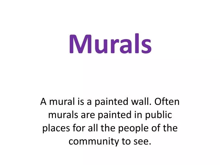murals