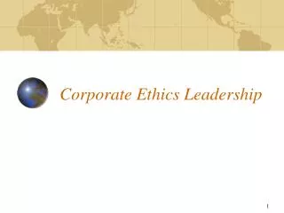 Corporate Ethics Leadership
