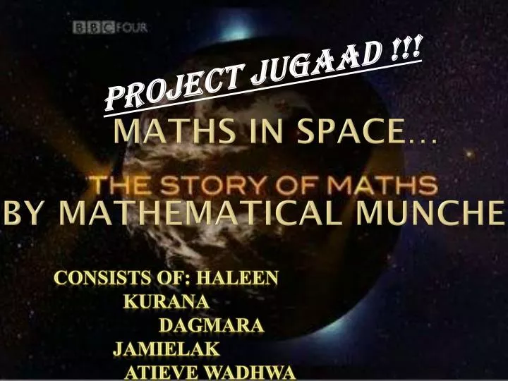 maths in space by mathematical munchers