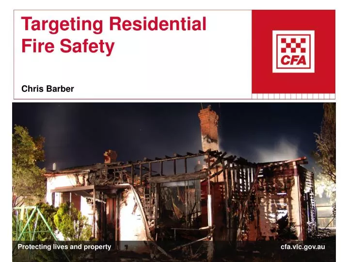 targeting residential fire safety