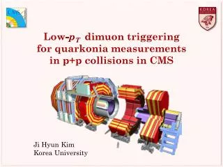 Low- p T dimuon triggering for quarkonia measurements in p+p collisions in CMS