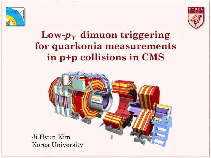 low p t dimuon triggering for quarkonia measurements in p p collisions in cms