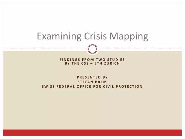 examining crisis mapping