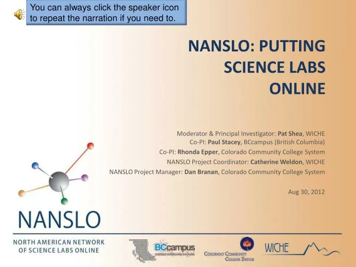 nanslo putting science labs online