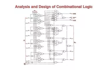 Analysis and Design of Combinational Logic