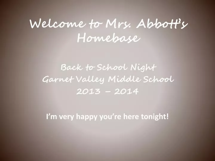 welcome to mrs abbott s homebase