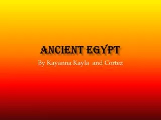 Ancient Egypt