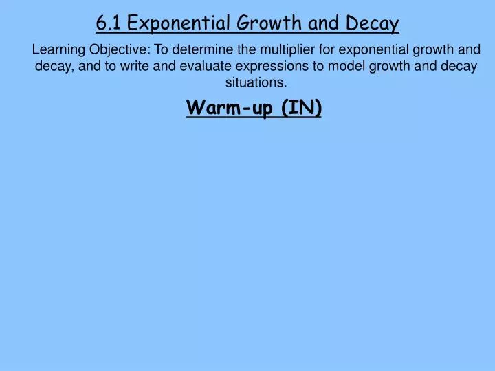 6 1 exponential growth and decay