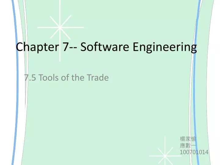 chapter 7 software engineering