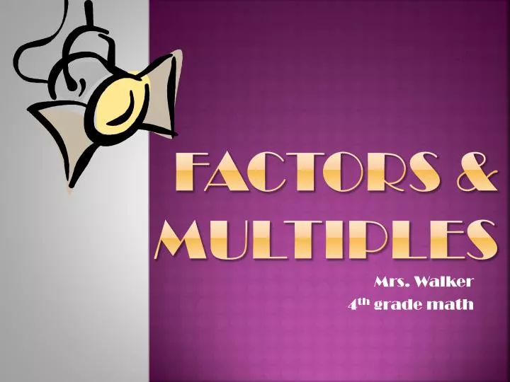 factors multiples