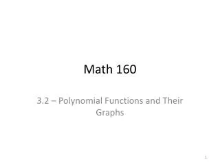 Math 160