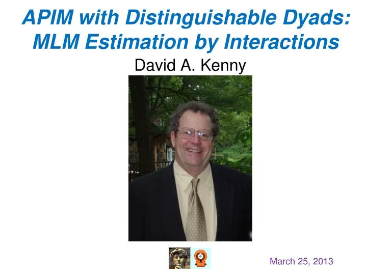 apim with distinguishable dyads mlm estimation by interactions