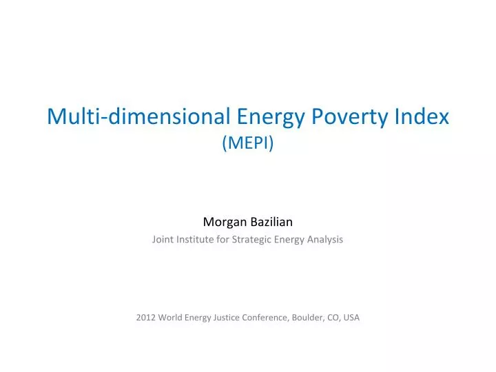 multi dimensional energy poverty index mepi