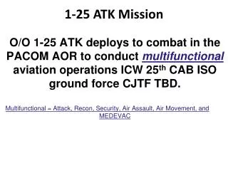1-25 ATK Mission