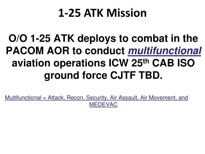 1 25 atk mission