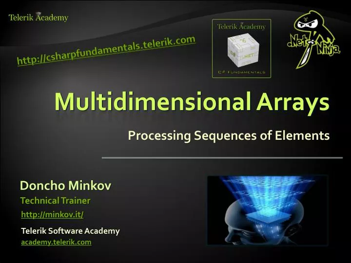 multidimensional arrays