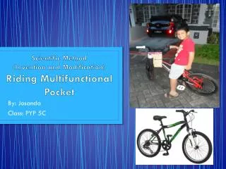 Scientific Method (Invention and Modification) Riding Multifunctional Pocket
