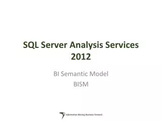 SQL Server Analysis Services 2012