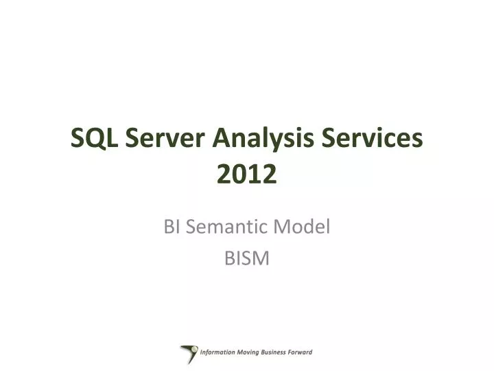 sql server analysis services 2012