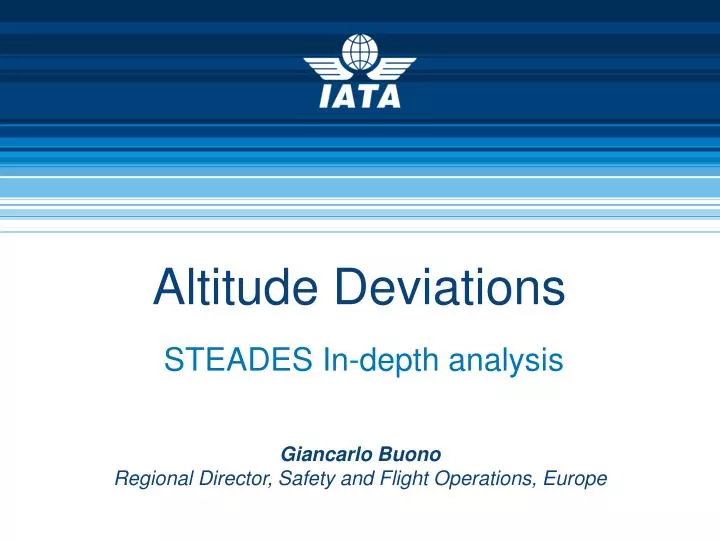 altitude deviations