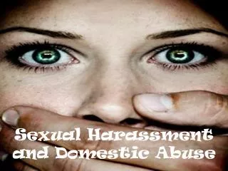 Sexual Harassment and Domestic Abuse