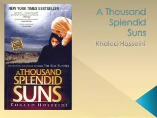 a thousand splendid suns