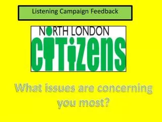 Listening Campaign Feedback