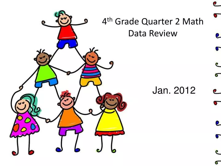 4 th grade quarter 2 math data review