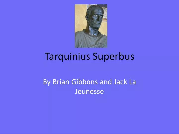 tarquinius superbus