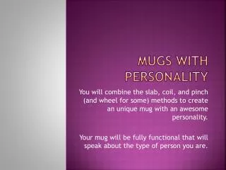 Mugs with Personality