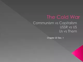 The Cold War