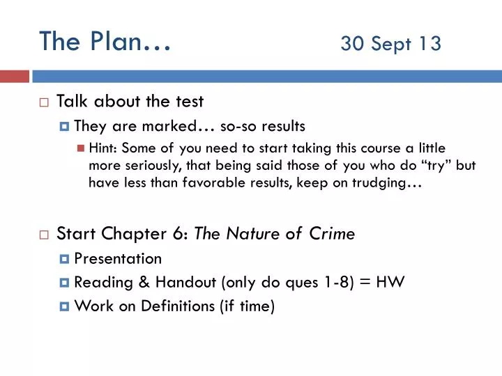 the plan 30 sept 13