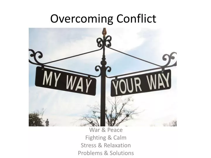 overcoming conflict