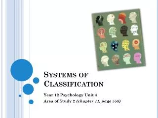 Systems of Classification
