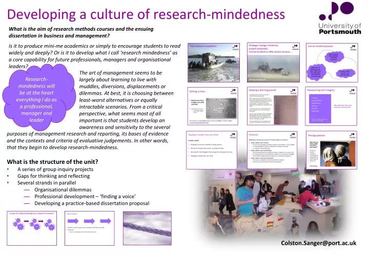 developing a culture of research mindedness