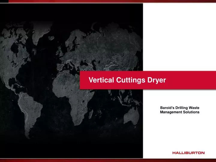 vertical cuttings dryer