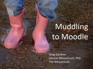 Muddling to Moodle