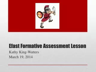 Efast Formative Assessment Lesson