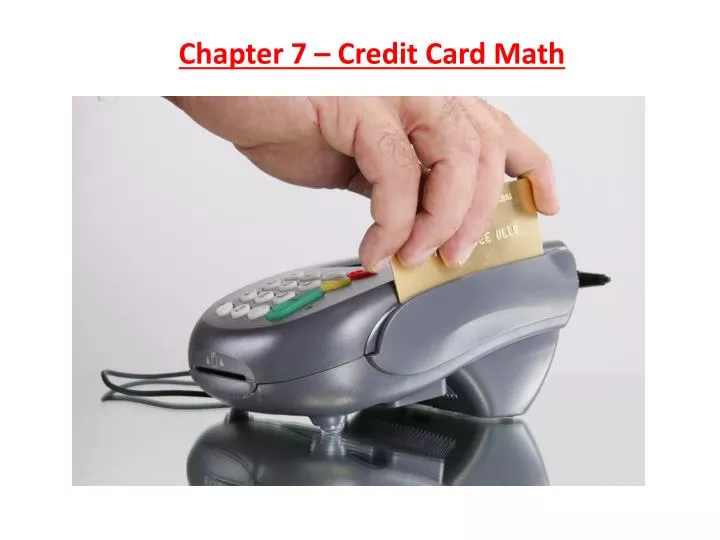 chapter 7 credit card math