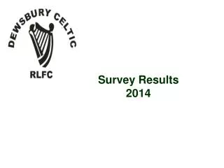 Survey Results 2014