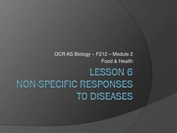 ocr as biology f212 module 2 food health