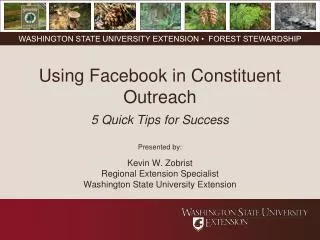 Using Facebook in Constituent Outreach 5 Quick Tips for Success